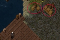 Barrels and crates in Ultima Online